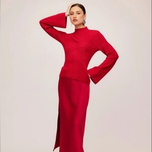 Fifteen Twenty Brielle Flare Sleeve Sweater